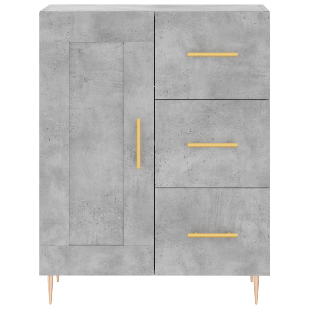 Skap Betonggrå 69,5x34x180 cm