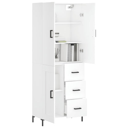 Skap Hvit 69,5x34x180 cm