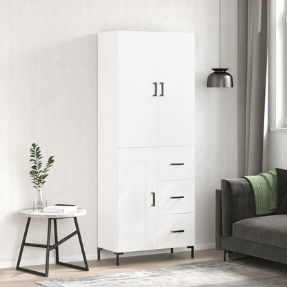 Skap Hvit 69,5x34x180 cm