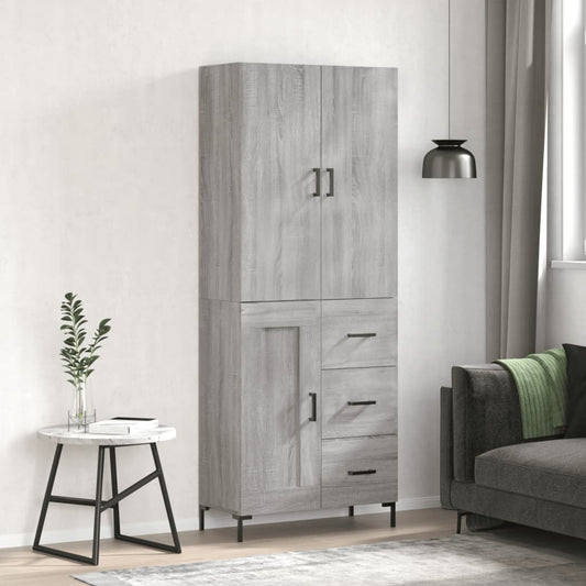 Skap Sonoma Grå 69,5x34x180 cm