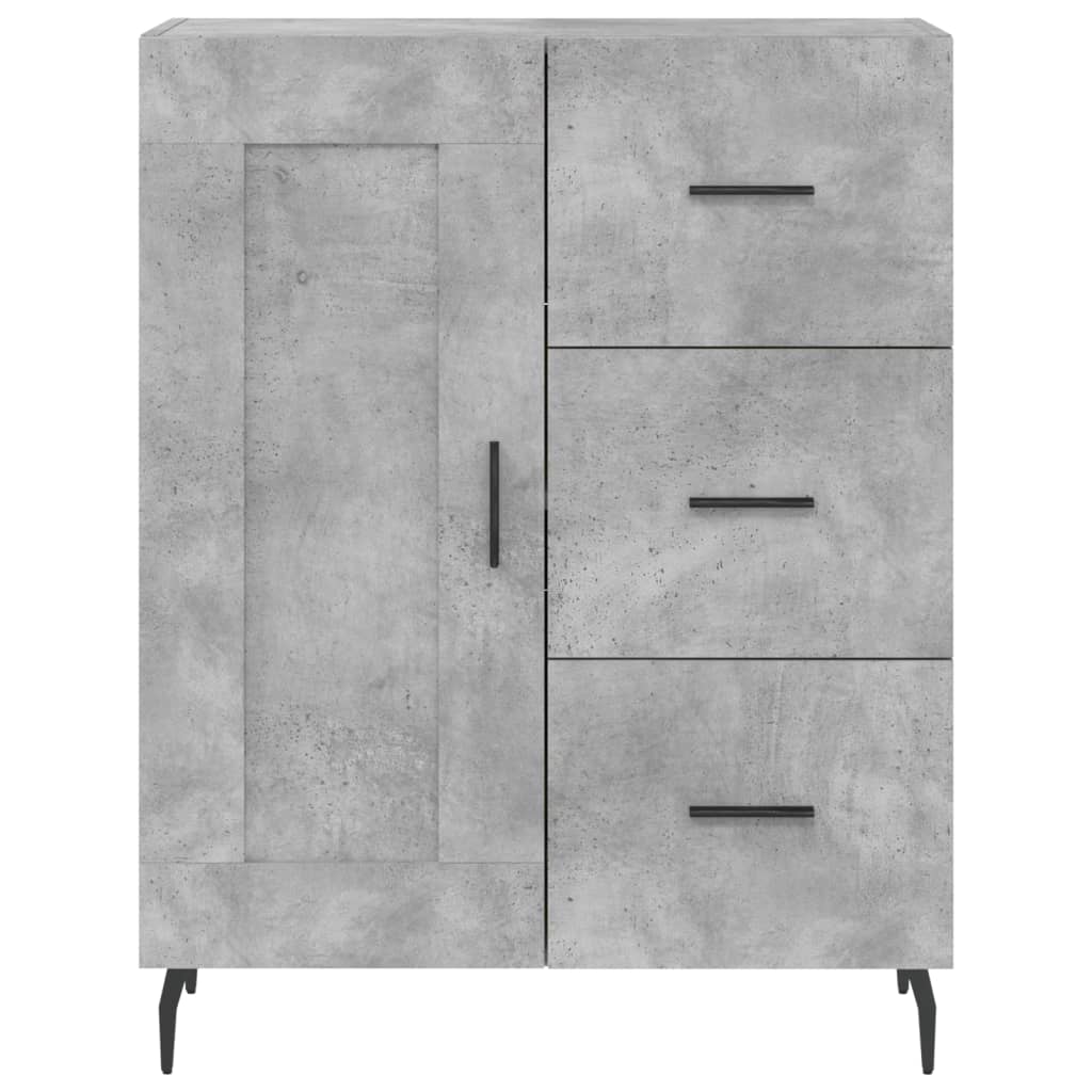 Skap Betonggrå 69,5x34x180 cm
