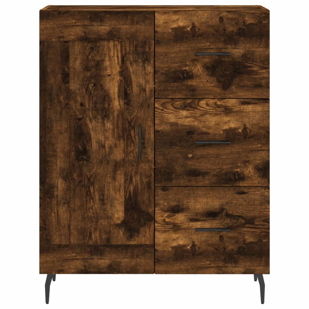 Skap Røkt Eik 69,5x34x180 cm