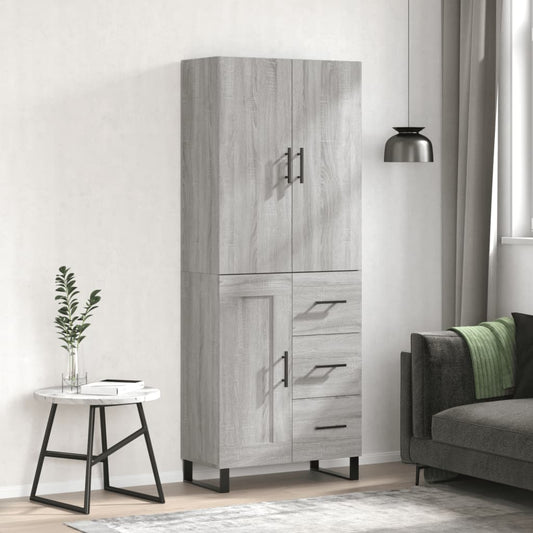Skap Sonoma Grå 69,5x34x180 cm
