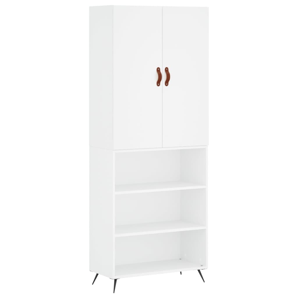 Skap Hvit 69,5x34x180 cm