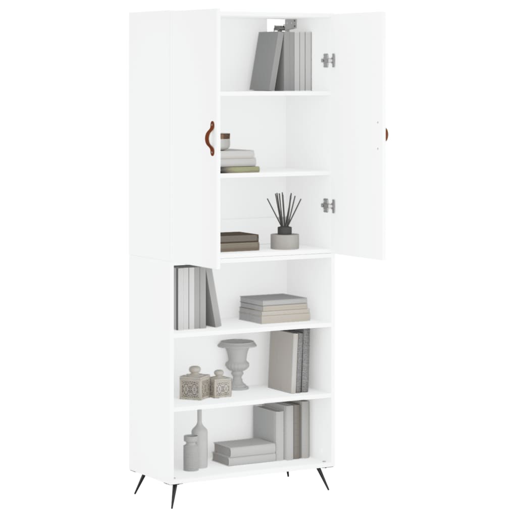 Skap Hvit 69,5x34x180 cm