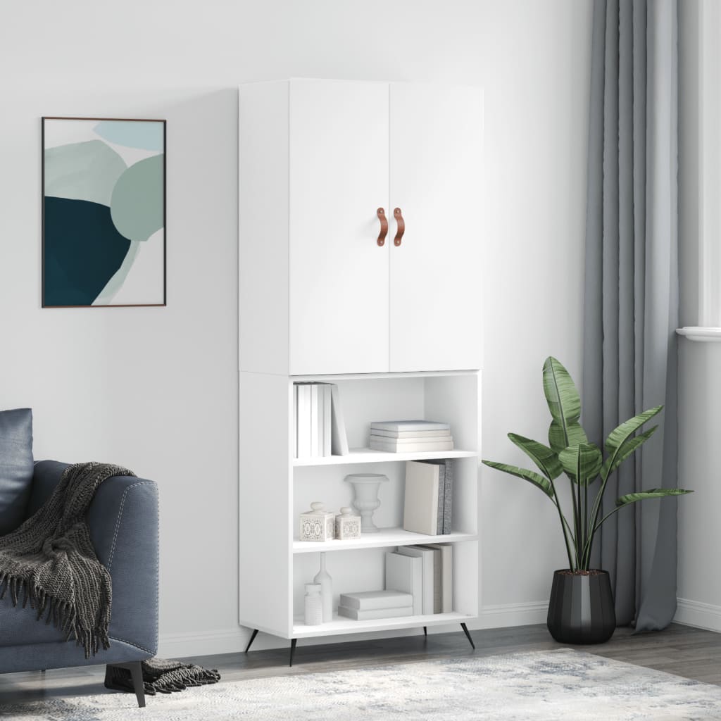 Skap Hvit 69,5x34x180 cm