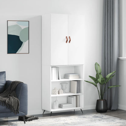 Skap Hvit 69,5x34x180 cm