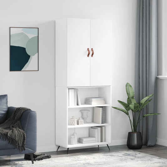 Skap Hvit 69,5x34x180 cm