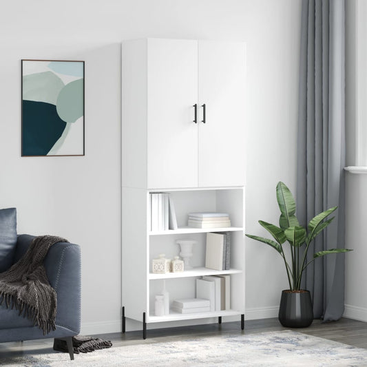 Skap Hvit 69,5x34x180 cm