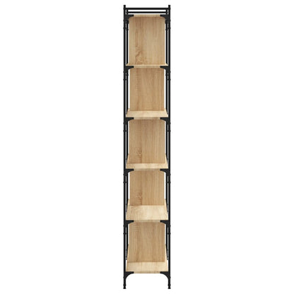 Bokhylle Sonoma Eik 6 etasjer 76x32x192 cm