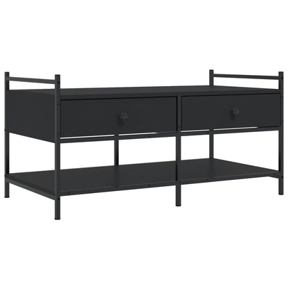 Salongbord Sofabord Svart 99x50x50 cm