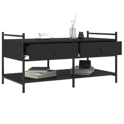 Salongbord Sofabord Svart 99x50x50 cm