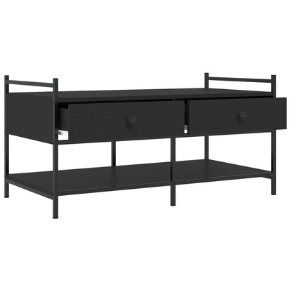Salongbord Sofabord Svart 99x50x50 cm