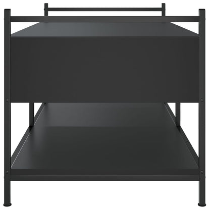 Salongbord Sofabord Svart 99x50x50 cm