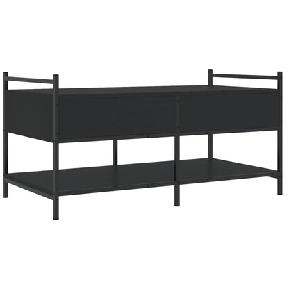 Salongbord Sofabord Svart 99x50x50 cm
