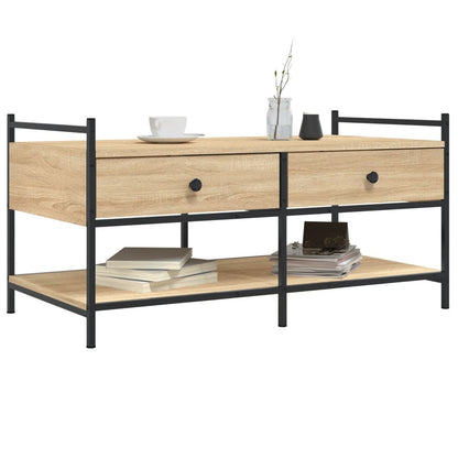 Salongbord Sofabord Sonoma Eik 99x50x50 cm