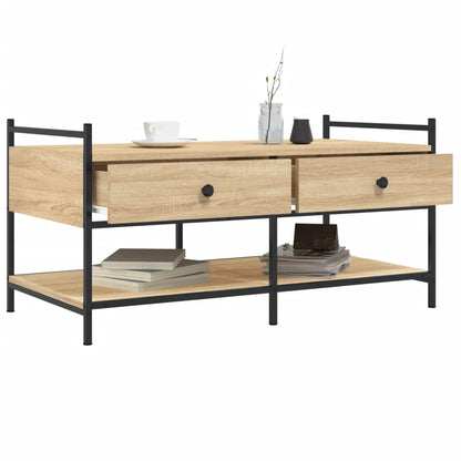Salongbord Sofabord Sonoma Eik 99x50x50 cm
