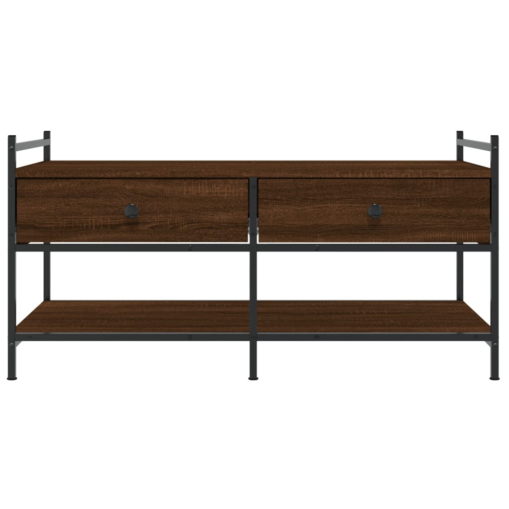 Salongbord Sofabord Brun Eik 99x50x50 cm