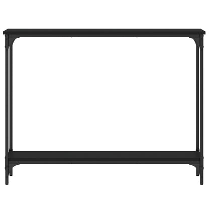 Avlastningsbord Konsollbord Svart 100x22,5x75 cm