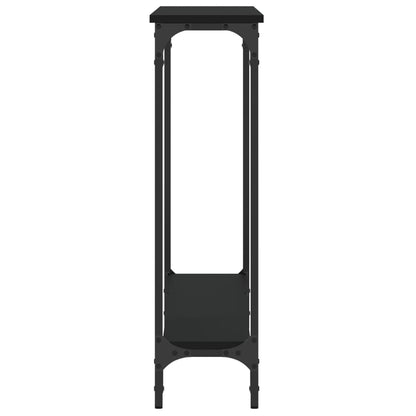 Avlastningsbord Konsollbord Svart 100x22,5x75 cm