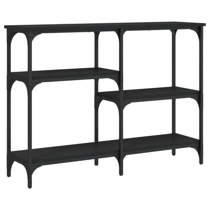Avlastningsbord Konsollbord Svart 102x29x75 cm