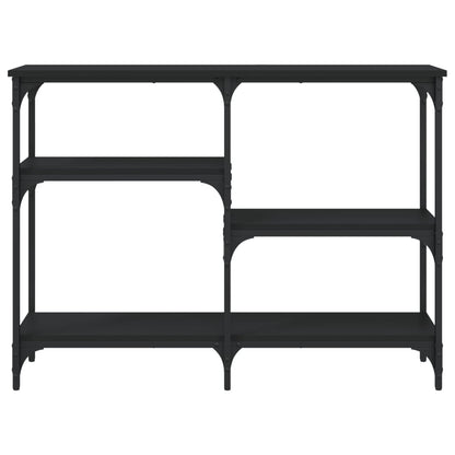 Avlastningsbord Konsollbord Svart 102x29x75 cm