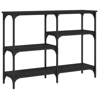 Avlastningsbord Konsollbord Svart 102x29x75 cm