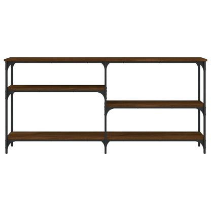 Avlastningsbord konsollbord Brun Eik 160x29x75 cm