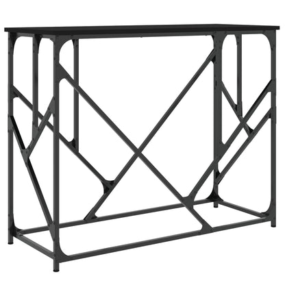 Avlastningsbord Konsollbord Svart 100x40x80 cm