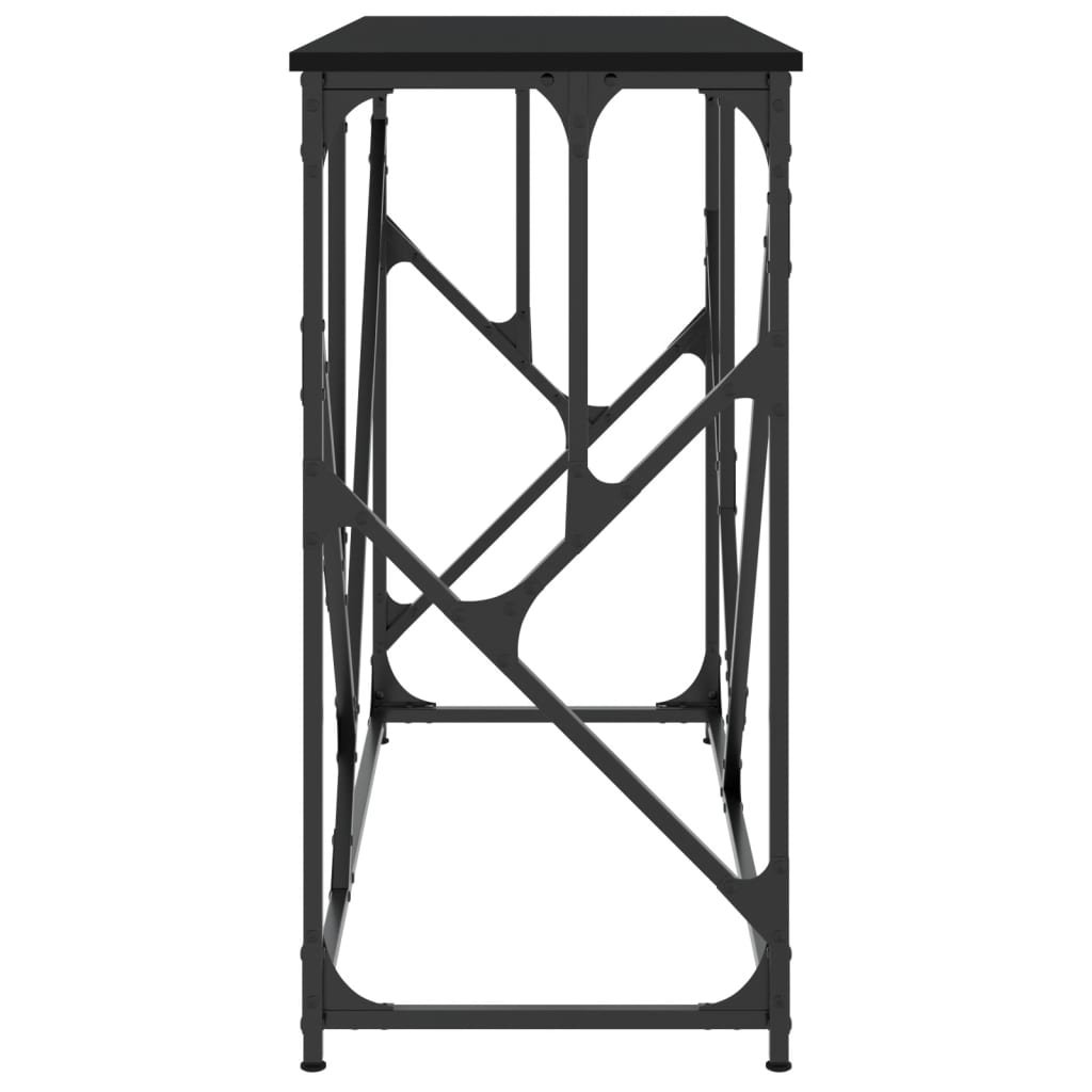 Avlastningsbord Konsollbord Svart 100x40x80 cm