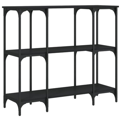 Avlastningsbord Konsollbord Svart 102x35x90 cm