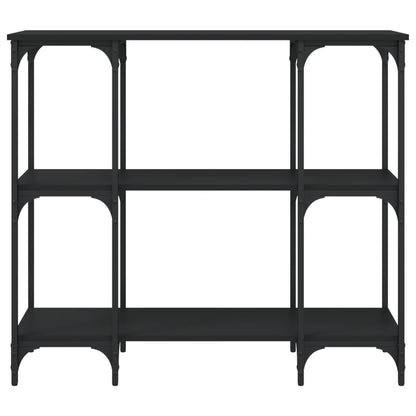 Avlastningsbord Konsollbord Svart 102x35x90 cm