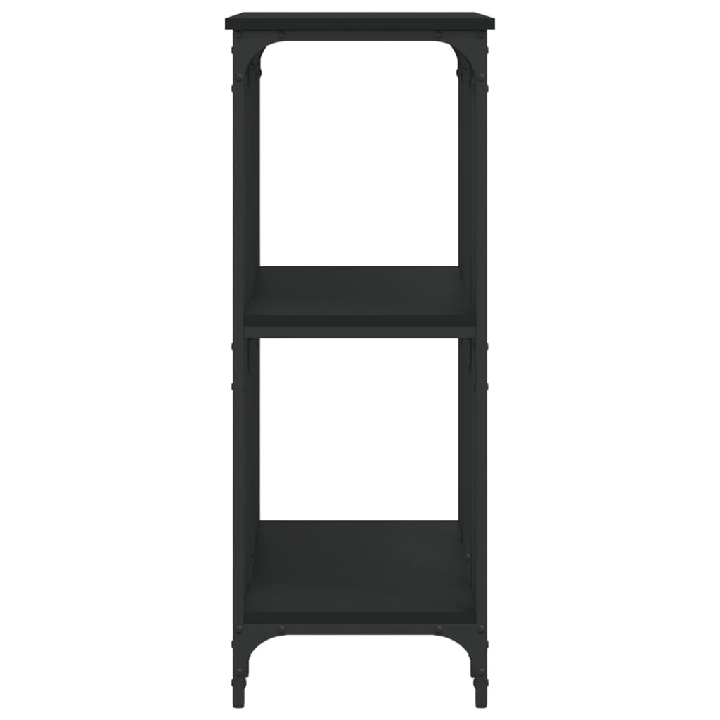 Avlastningsbord Konsollbord Svart 102x35x90 cm