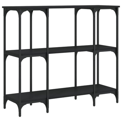 Avlastningsbord Konsollbord Svart 102x35x90 cm