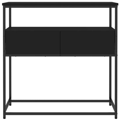 Avlastningsbord Konsollbord Svart 75x40x75 cm