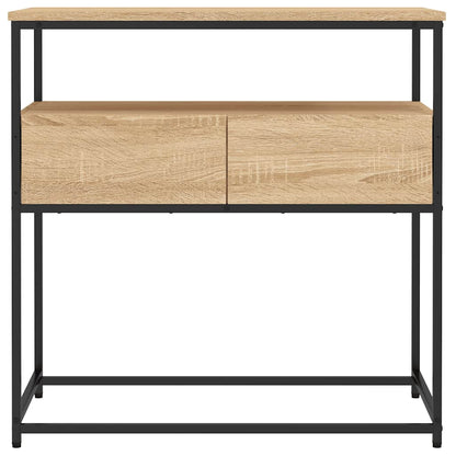 Avlastningsbord Konsollbord Sonoma Eik 75x40x75 cm