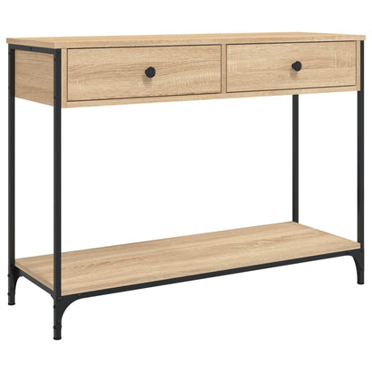 Avlastningsbord konsollbord Sonoma Eik 100x34,5x75 cm