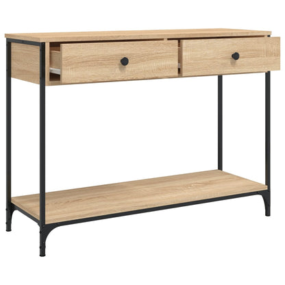 Avlastningsbord konsollbord Sonoma Eik 100x34,5x75 cm