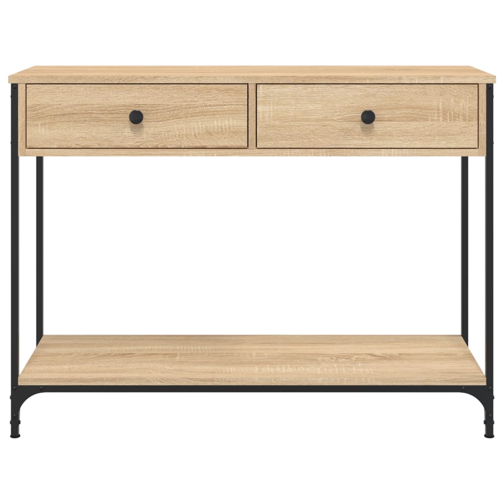 Avlastningsbord konsollbord Sonoma Eik 100x34,5x75 cm