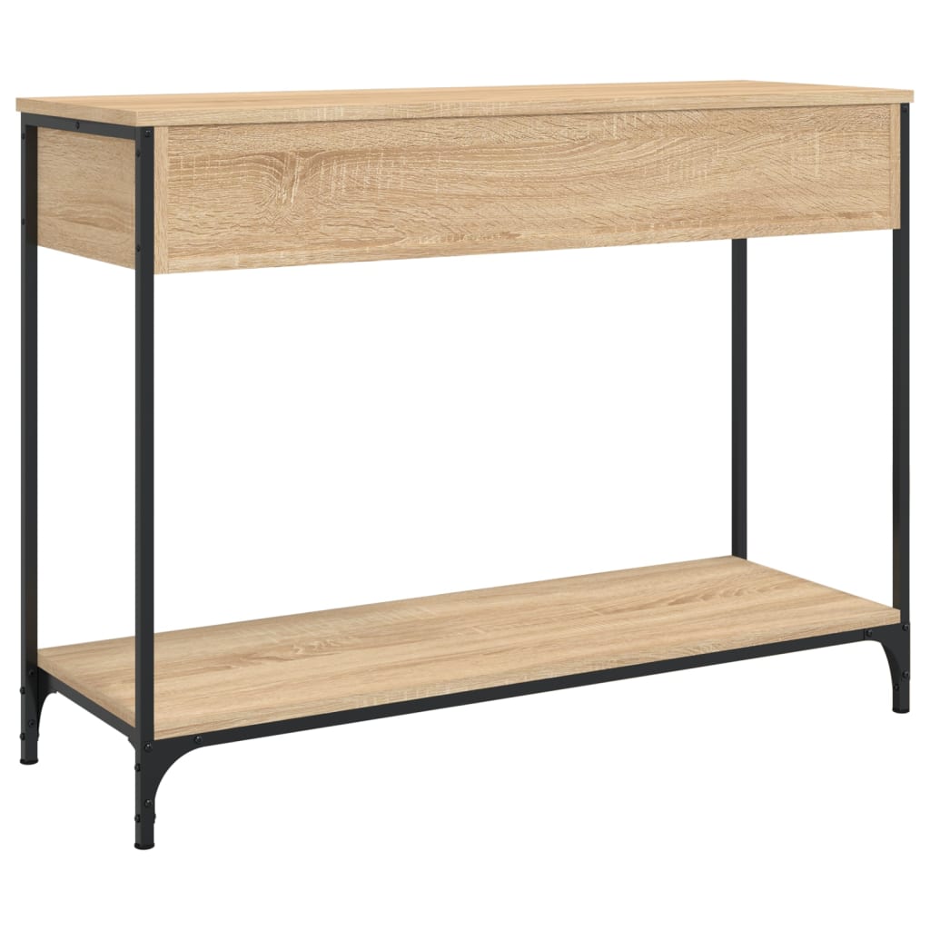 Avlastningsbord konsollbord Sonoma Eik 100x34,5x75 cm