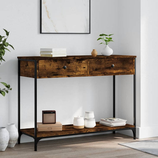 Avlastningsbord Konsollbord Sonoma Eik 100x34,5x75 cm