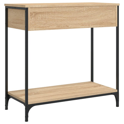 Avlastningsbord Konsollbord Sonoma Eik 75x34,5x75 cm