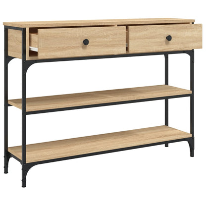 Avlastningsbord Konsollbord Sonoma Eik 100x25x75 cm
