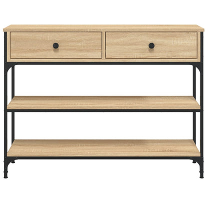 Avlastningsbord Konsollbord Sonoma Eik 100x25x75 cm