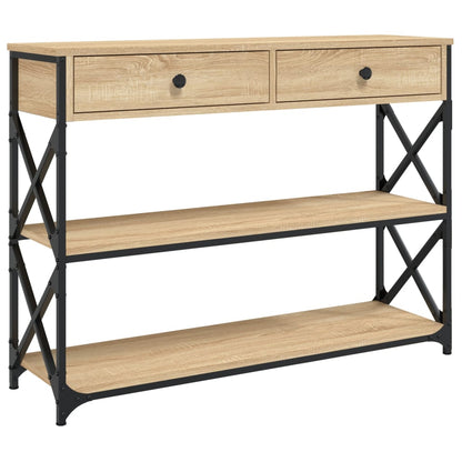 Avlastningsbord Konsollbord Sonoma Eik 100x28x75 cm