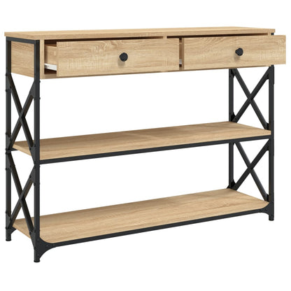 Avlastningsbord Konsollbord Sonoma Eik 100x28x75 cm