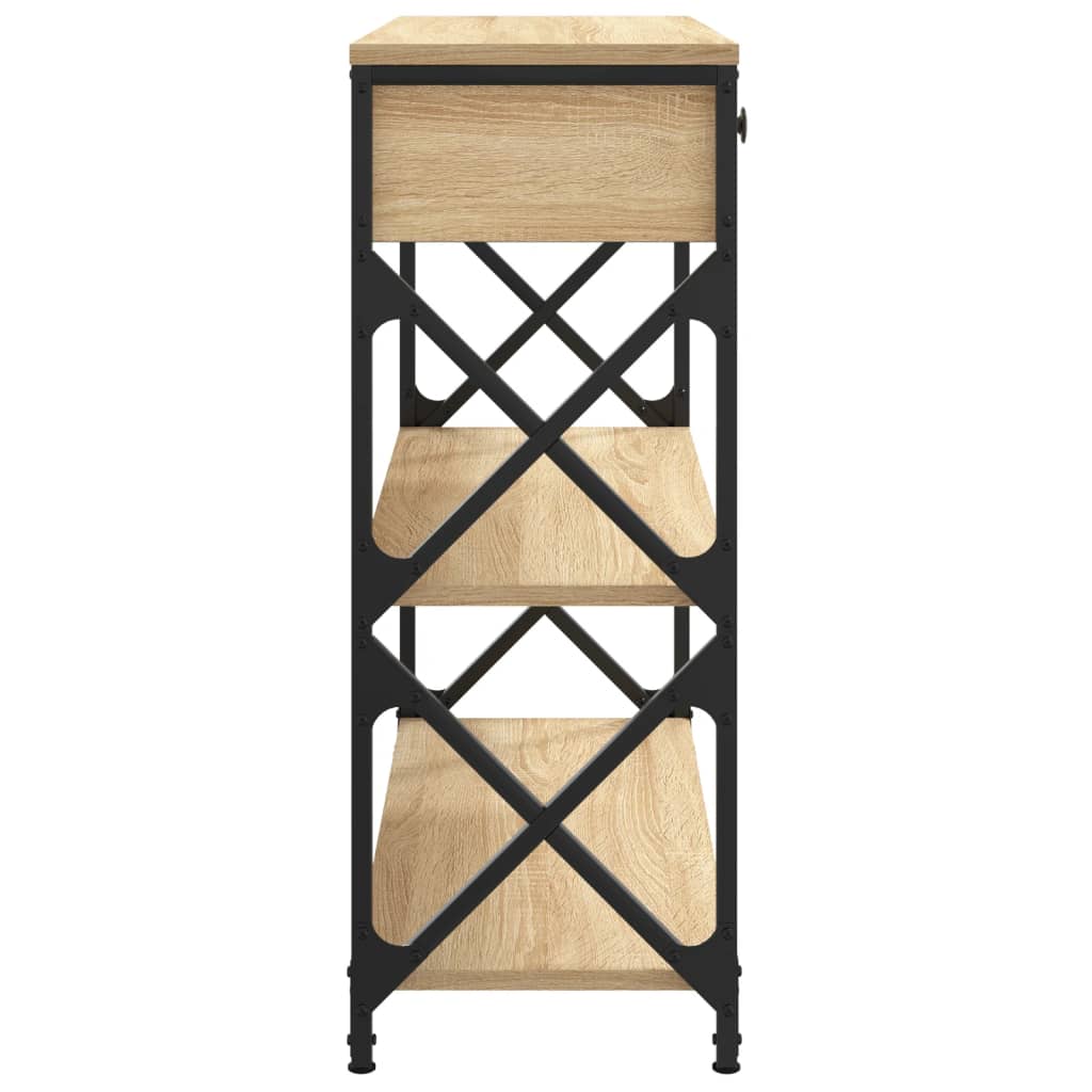 Avlastningsbord Konsollbord Sonoma Eik 75x28x75 cm