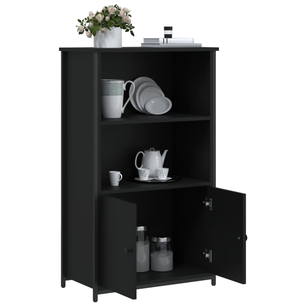 Skap Svart 62x32x103,5 cm