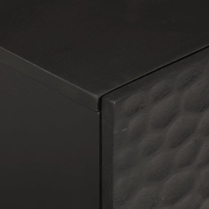 Nattbord Sengbord Svart 40x33x46 cm heltre mangotre