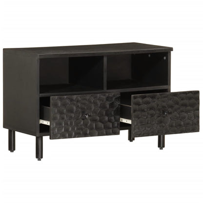 TV-Møbel Svart Tv-benk 70x33x46 cm heltre mango